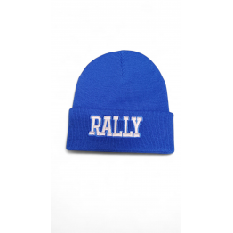 RALLY kötött visszahajtott sapka, kobaltkék